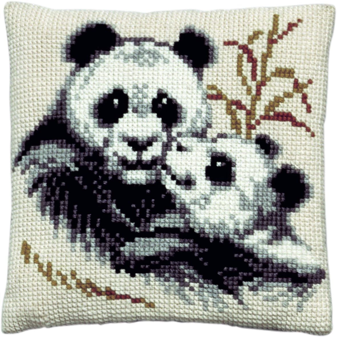 003091 - PAKO 40X40 cm CUSHION KIT PANDAS