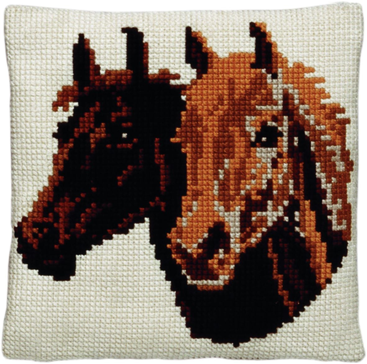 003099 - PAKO 40X40 cm CUSHION KIT HORSES