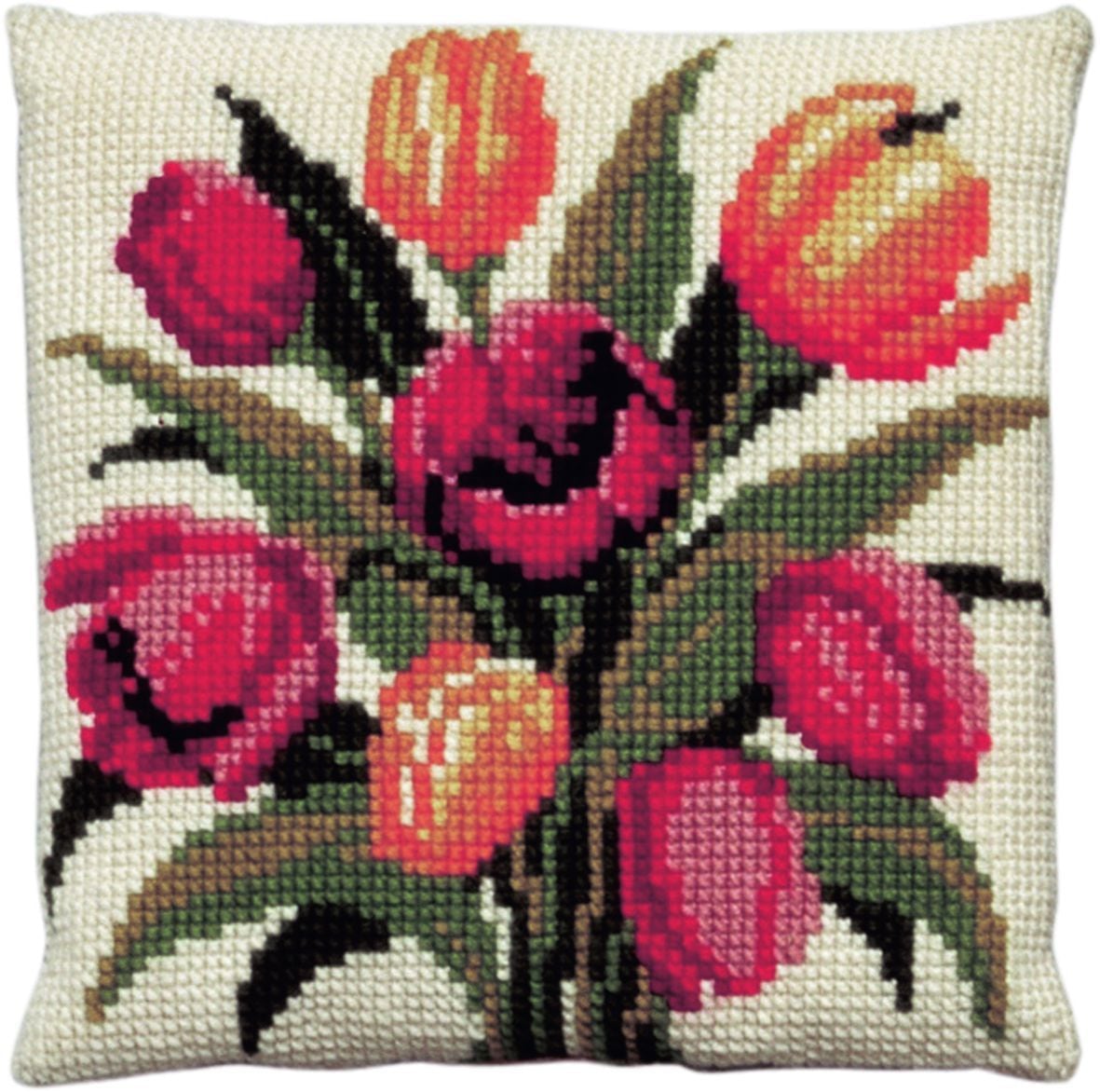 003145 - PAKO 40X40 cm CUSHION KIT TULIPS