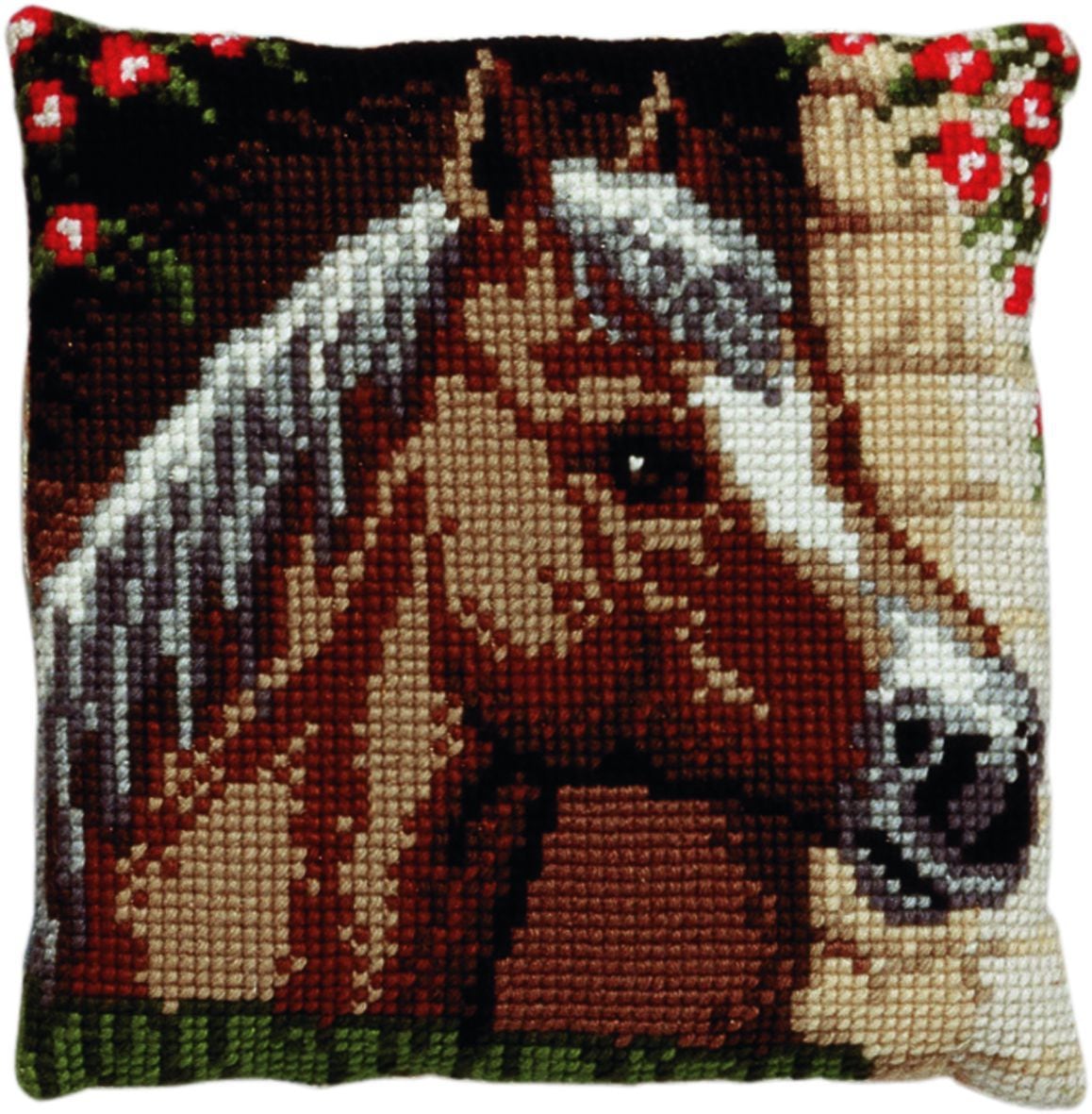 003147 - PAKO 40X40 cm CUSHION KIT HORSE HEAD