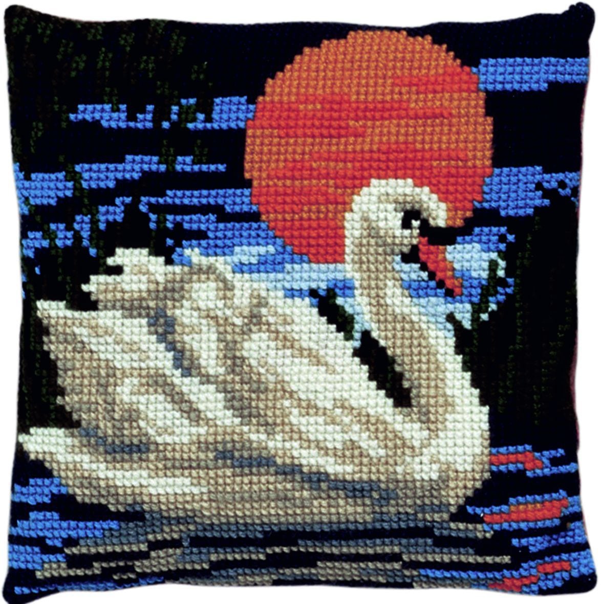 003189 - PAKO 40X40 cm CUSHION KIT SWAN