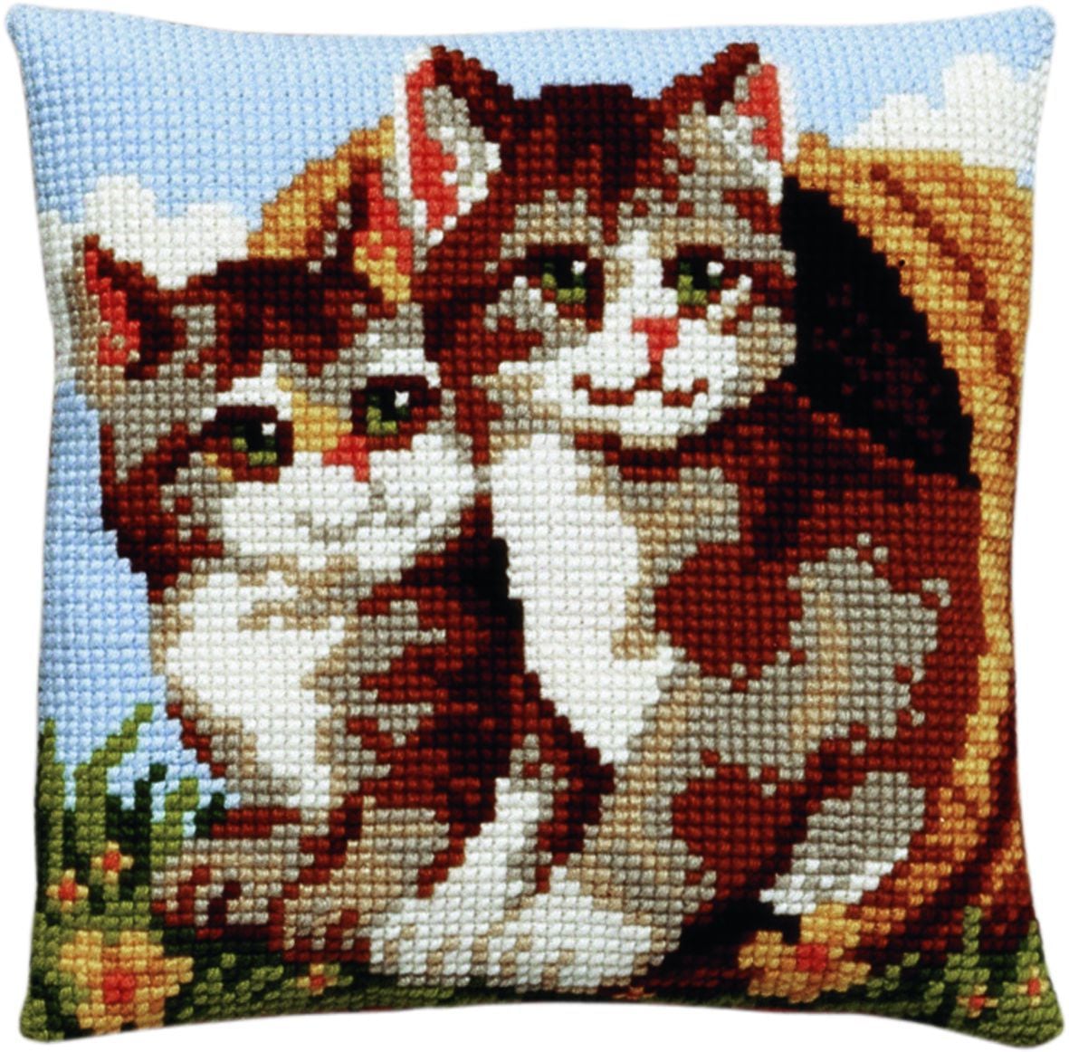 003194 - PAKO 40X40 cm CUSHION KIT 2 KITTENS