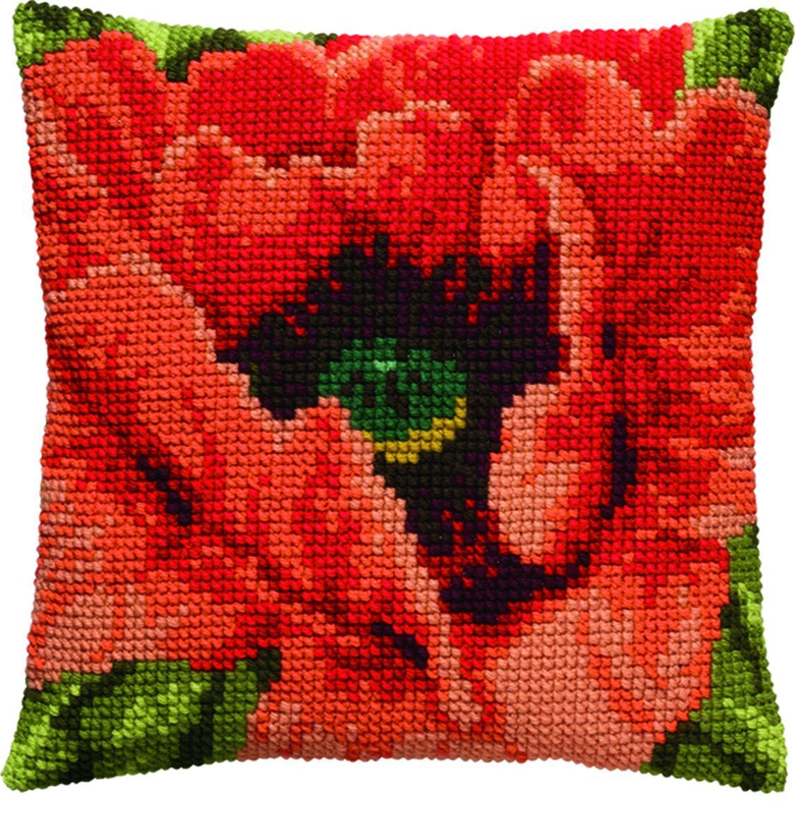 003207 - PAKO 40X40 cm CUSHION KIT POPPY