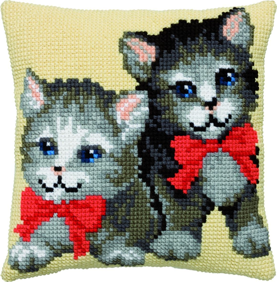 003221 - PAKO 40X40 cm CUSHION KIT 2 KITTENS