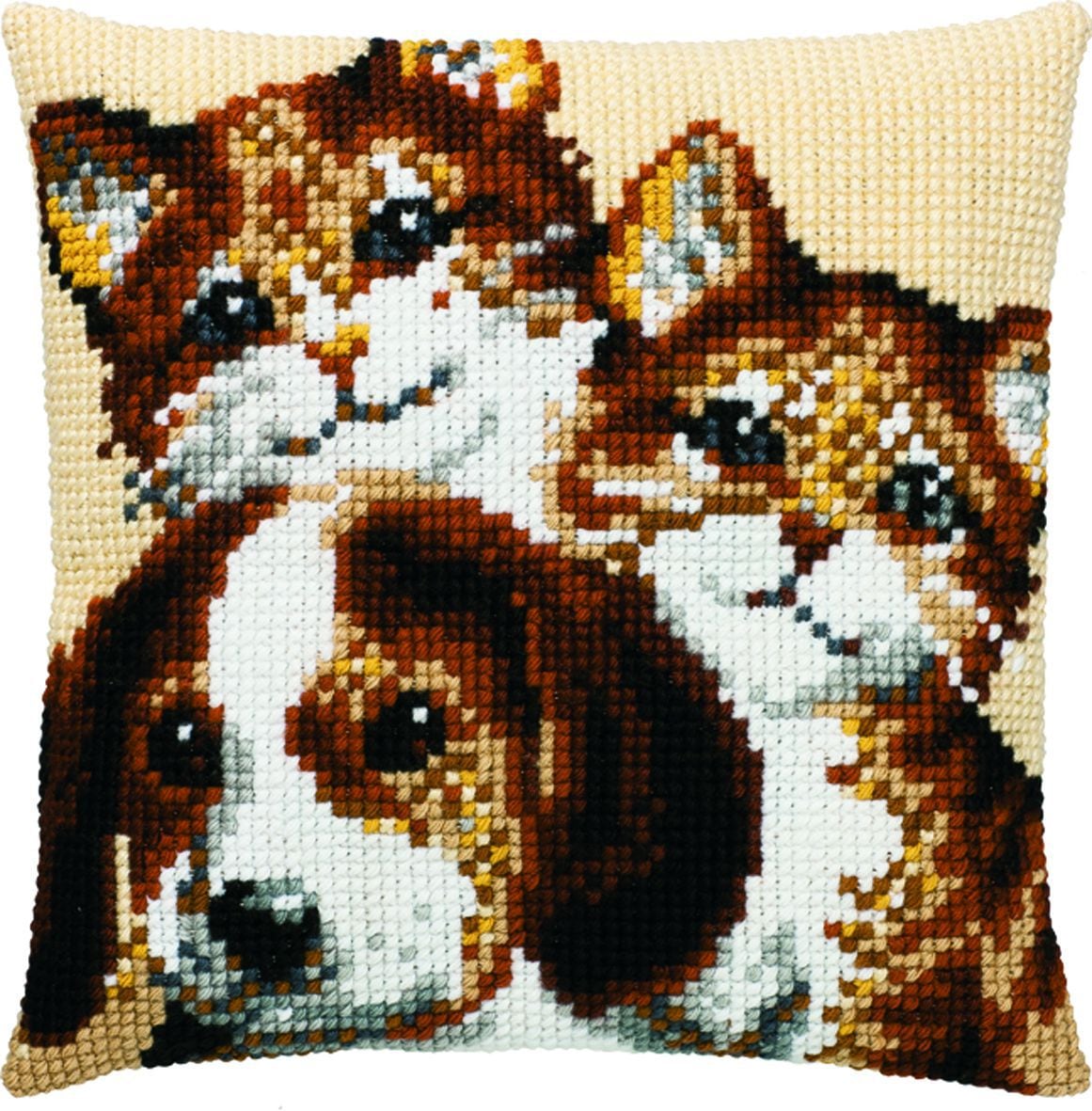 003224 - PAKO 40X40 cm CUSHION KIT  PUPPY/KITTENS