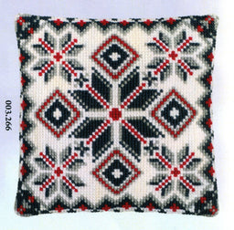 003266 - PAKO 40X40 cm  CUSHION KIT SNOWFLAKE GREY