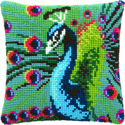 003269 - PAKO 40X40 cm CUSHION KIT PEACOCK