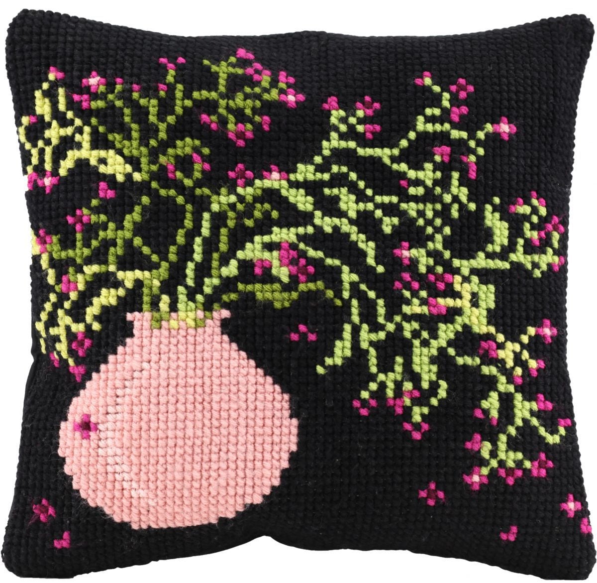 003284 - PAKO 40X40 cm CUSHION KIT FLORAL VASE