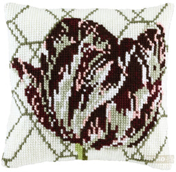 003290 - PAKO 40X40 cm CUSHION KIT TULIP FLOWER