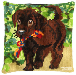 003298  PAKO 40X40 cm CUSHION KIT DOG WITH ROPE