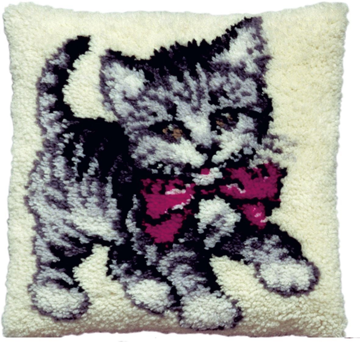 013059 - PAKO 40X40 cm LATCH HOOK KIT CAT