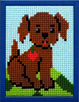 027027 - PAKO 18X24cm CROSS STITCH DOG