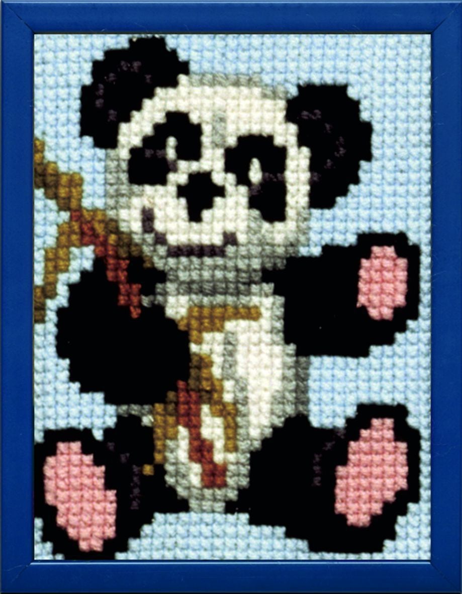 027034 - PAKO 18X24cm CROSS STITCH PANDA