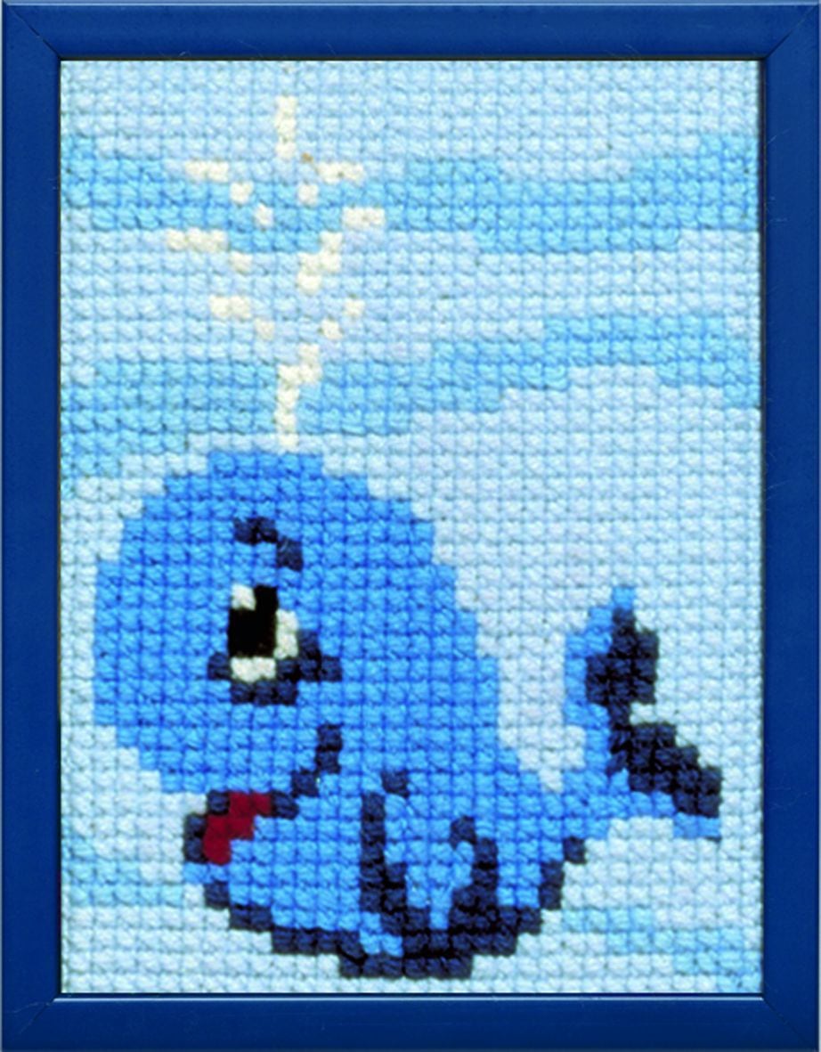 027038 - PAKO 18X24cm CROSS STITCH WHALE