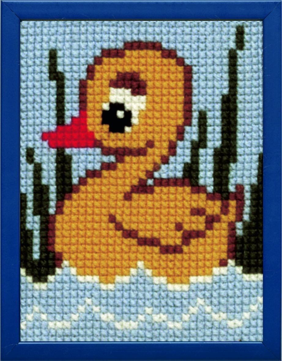 027049 - PAKO 18X24cm CROSS STITCH DUCK