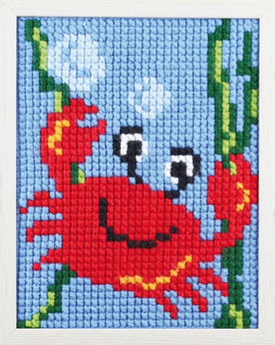 027055 - PAKO 18X24cm CROSS STITCH CRAB