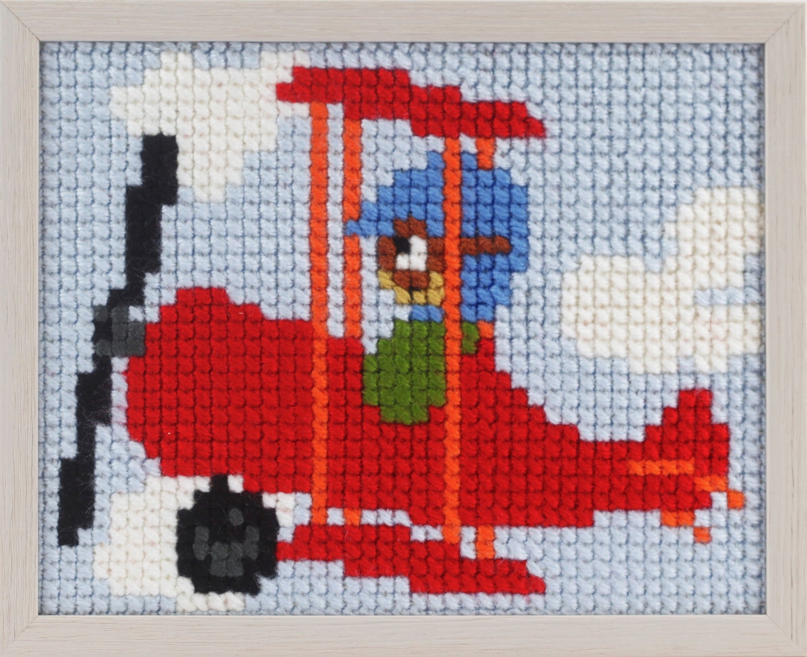 027058 - PAKO 18X24cm CROSS STITCH RED PLANE