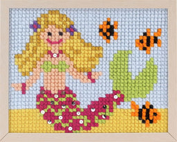 027059 - PAKO 18X24cm CROSS STITCH MERMAID