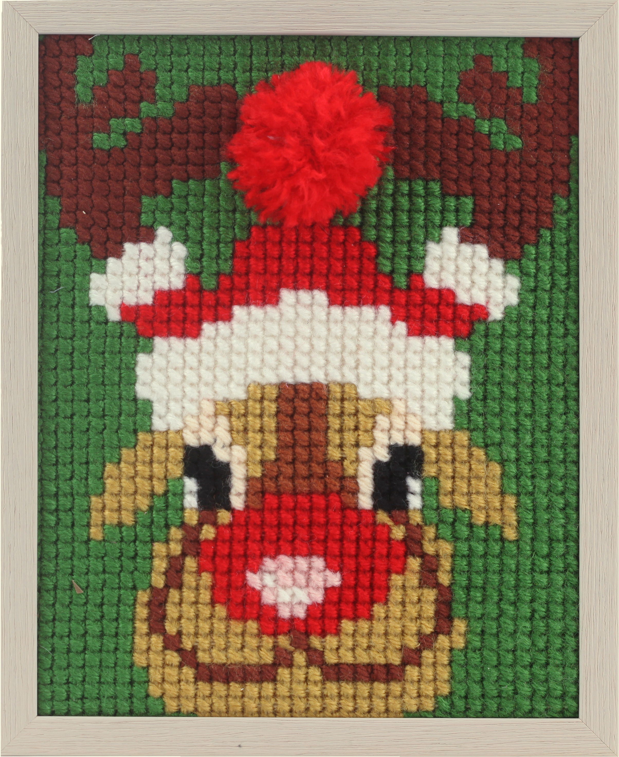 027060 - PAKO 18X24cm CROSS STITCH REINDEER