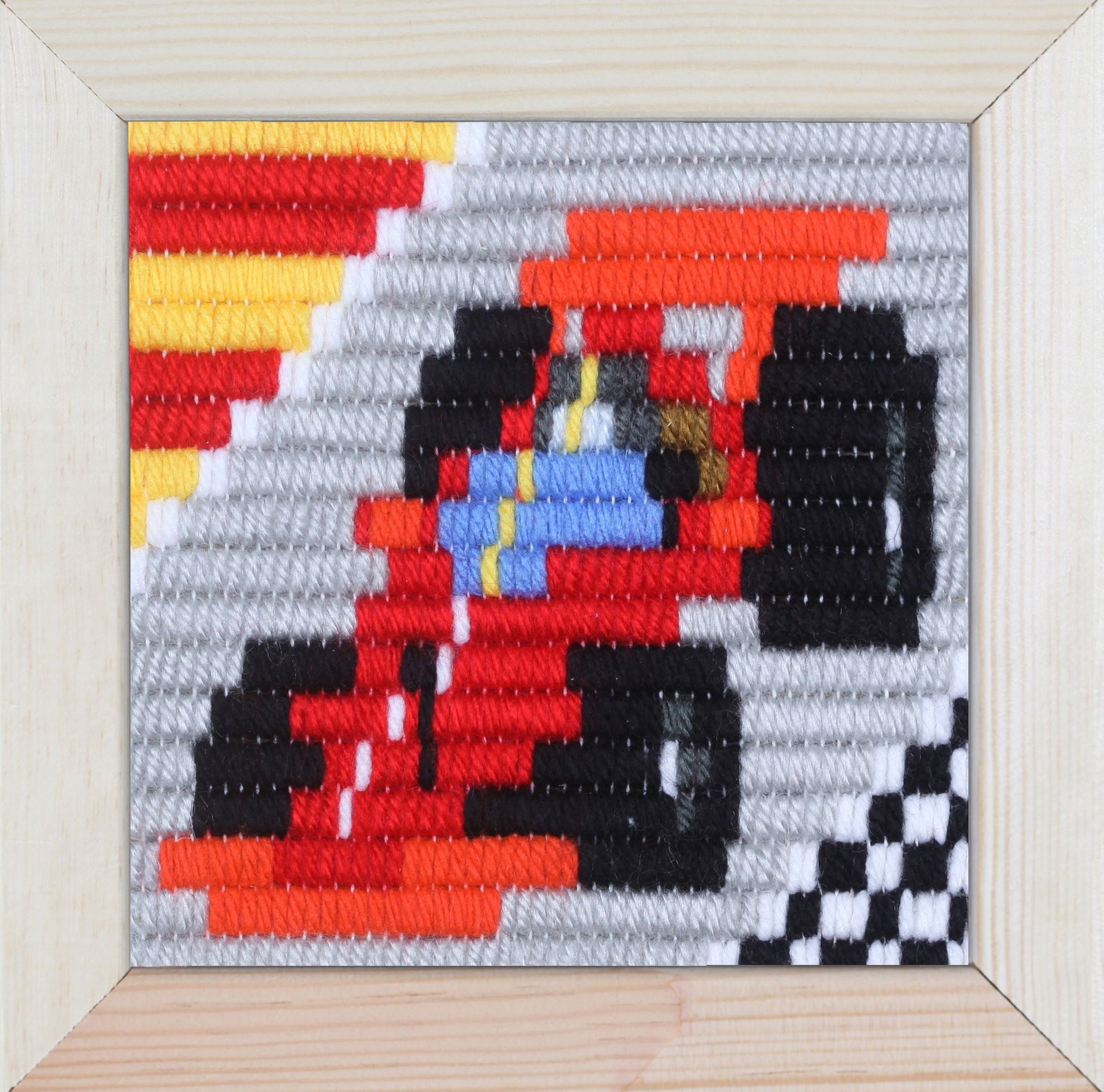 079734 - PAKO 15X15cm LONG STITCH  RACE CAR