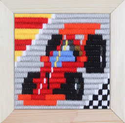 079734 - PAKO 15X15cm LONG STITCH  RACE CAR