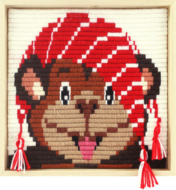 085756 - PAKO 30X30cm LONG STITCH BEAR