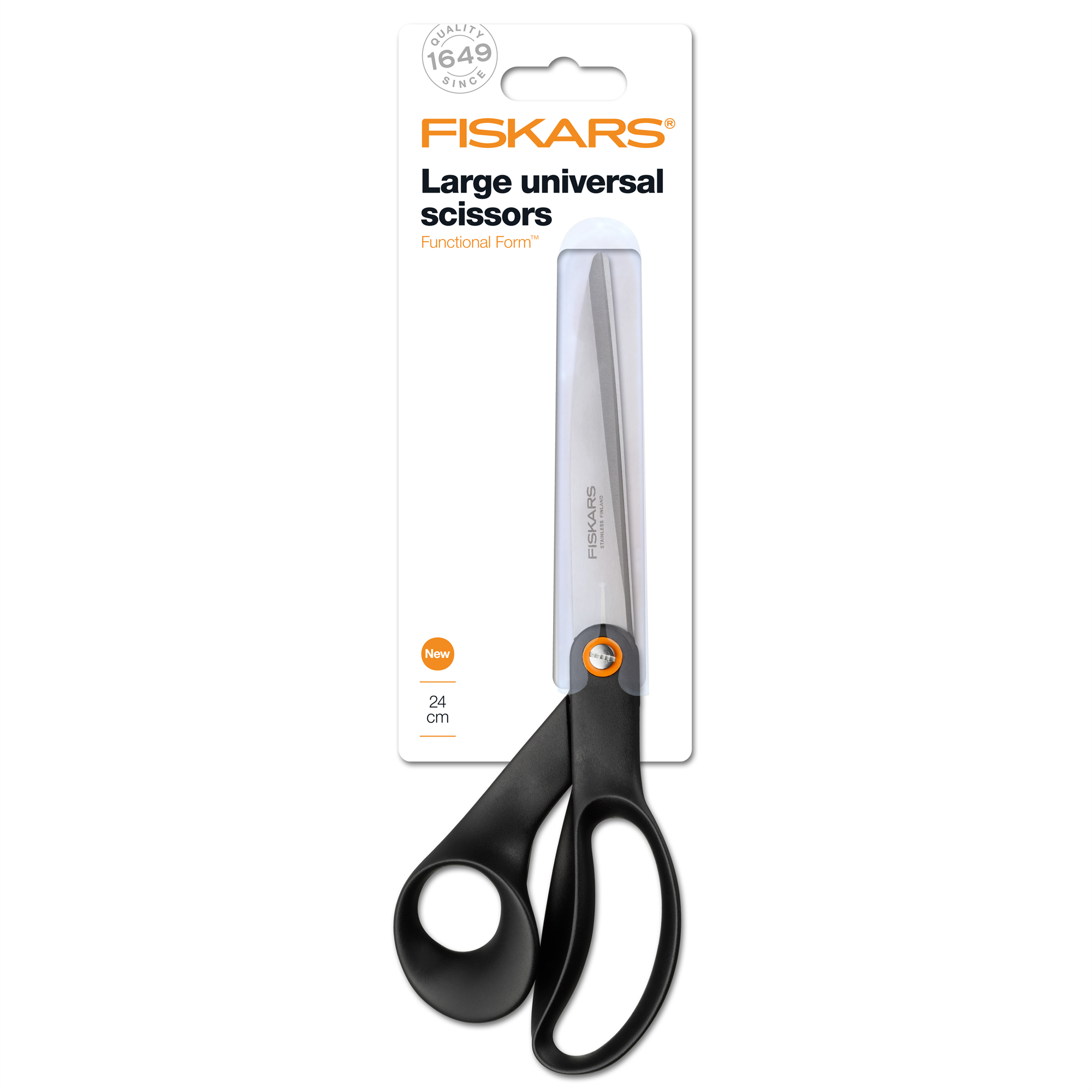 1019198 - FISKARS FUNCTION FORM BLACK 24cm SCISSOR