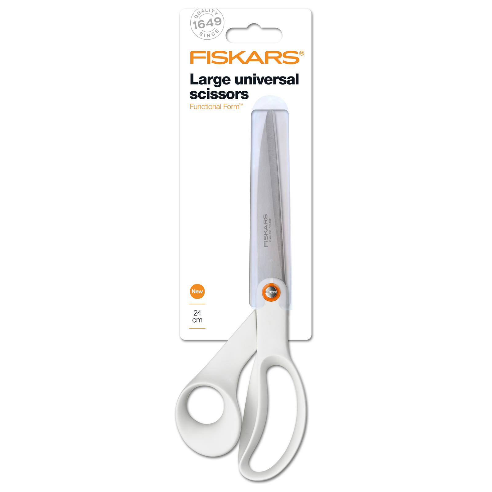 1020414 - FISKARS FUNCTION FORM WHITE 24cm SCISSOR