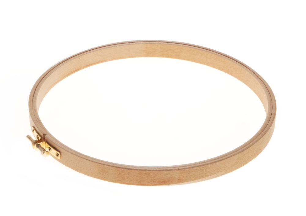 1020 - 25cm x20mm DEEP WOOD HOOP (Beech) (Elbesee)