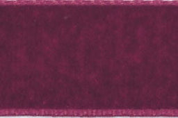 1025-16-9390-5 - BERISFORD VELVET RIBBON 16mm 9390 BORDEAUX 5 MTRS