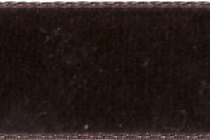 1025-16-9429-5 - BERISFORD VELVET RIBBON 16mm 9429 CUBAN BROWN 5 MTRS