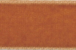 1025-16-9447-5 - BERISFORD VELVET RIBBON 16mm 9447 COPPER 5 MTRS