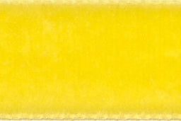 1025-16-9573-5 - BERISFORD VELVET RIBBON 16mm 9573 YELLOW 5 MTRS