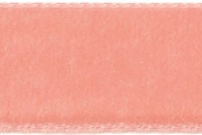 1025-16-9618-5 - BERISFORD VELVET RIBBON 16mm 9618 CORAL 5 MTRS