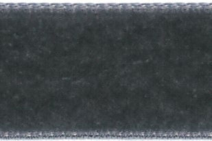 1025-16-9689-5 - BERISFORD VELVET RIBBON 16mm 9689 GRIS-FONCE 5 MTRS
