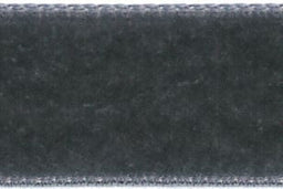 1025-16-9689-5 - BERISFORD VELVET RIBBON 16mm 9689 GRIS-FONCE 5 MTRS