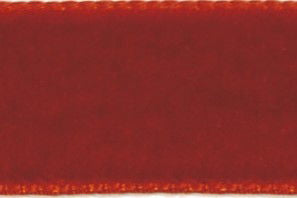 1025-22-9415-5 - BERISFORD VELVET RIBBON 22mm 9415 ACAJOU 5 MTR