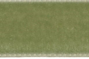 1025-22-9687-5 - BERISFORD VELVET RIBBON 22mm KHAKI 5 MTR