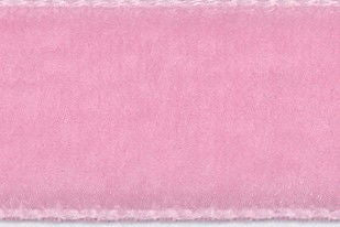 1025-50-9598-5 - BERISFORD VELVET RIBBON 50mm BABY PINK 5 MTR
