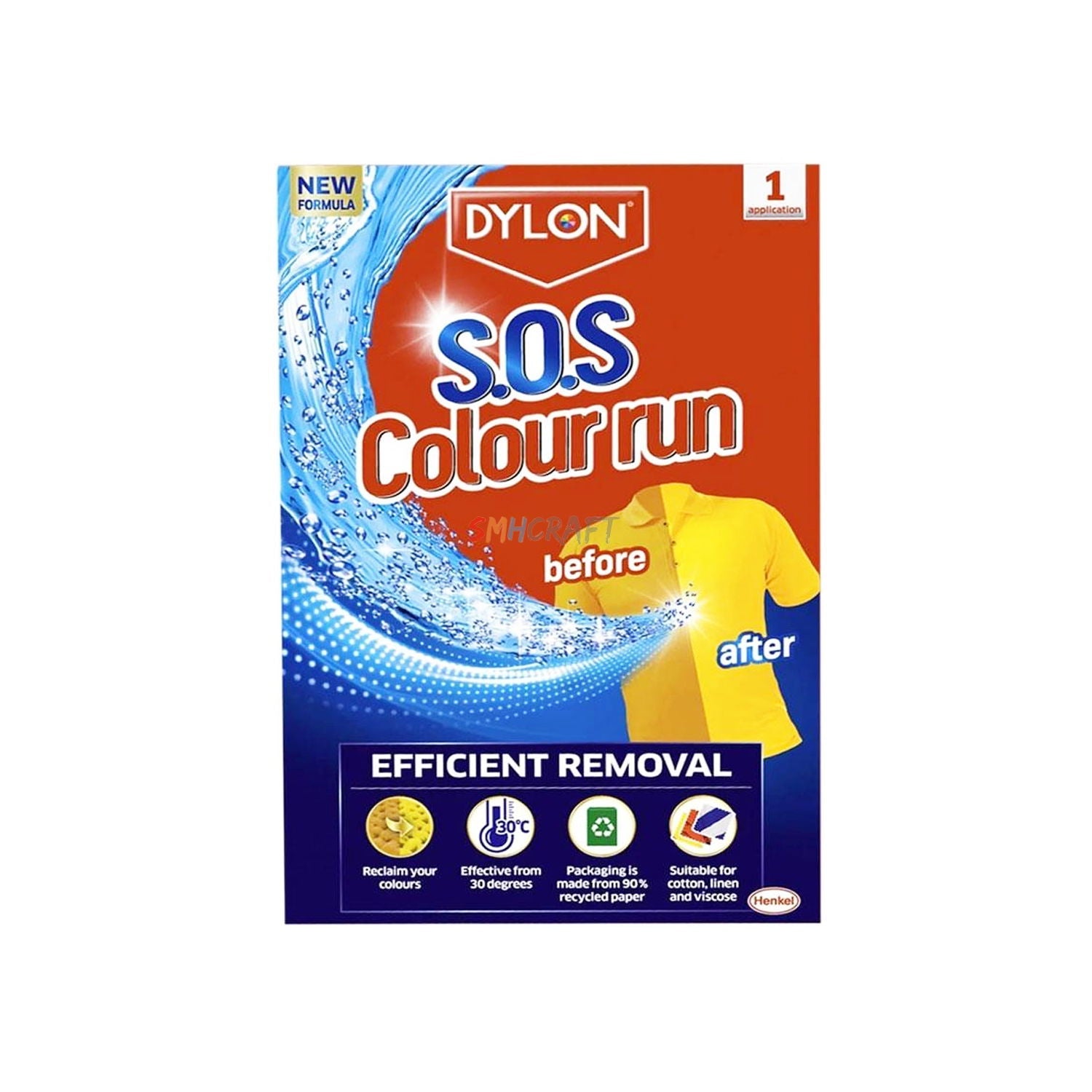 11434  DYLON SOS COLOUR RUN REMOVER 200G BOX