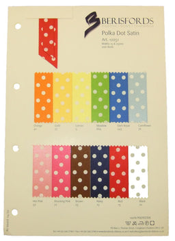 12251S - POLKA DOT SATIN SHADE CARD