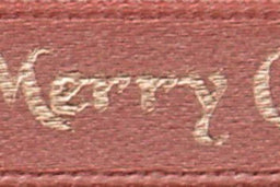 12330-25-13 - BERISFORD MERRY CHRISTMAS 25mm COL 13 ROSE GOLD