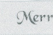 12330-25-8 - BERISFORD MERRY CHRISTMAS 25mm COL 8 WHITE/SILVER
