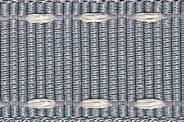 1339-15-16 - BERISFORD  STITCH GGRAIN 15mm 16 GREY/IVORY 15M