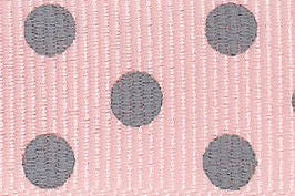 13461-15-16 - BERISFORD SPOTTY GROS 15mm 16 PINK/GREY
