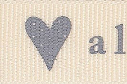 13493-15-1 - BERISFORD ALL MY LOVE 15mm COL NATURAL/GREY 20MTR