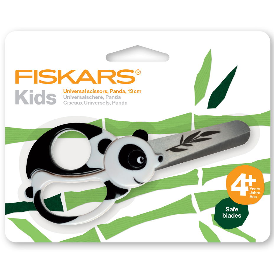 F1382 - 1004613  CHILDRENS SCISSORS PANDA 13cm
