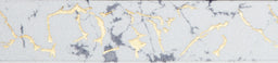 14982-25-1 BERISFORD MARBLE COL. 1  WHITE- SILVER AND GOLD EFFECT RIBBON