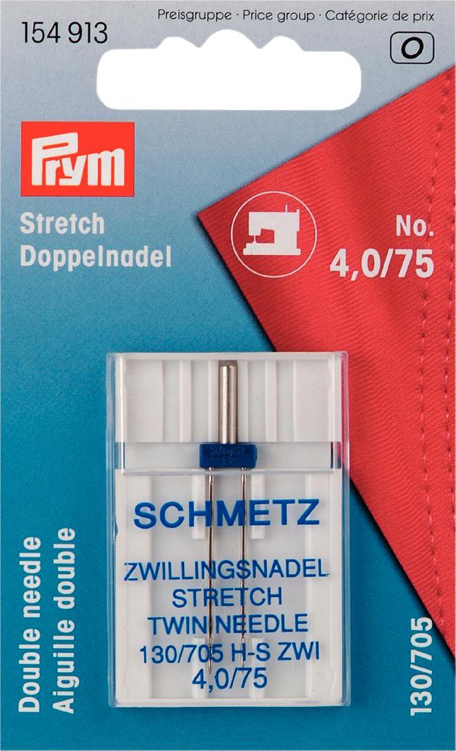 P154913  Double Machine Needle stretch 75/4mm Sys. 130/705 x 1pc