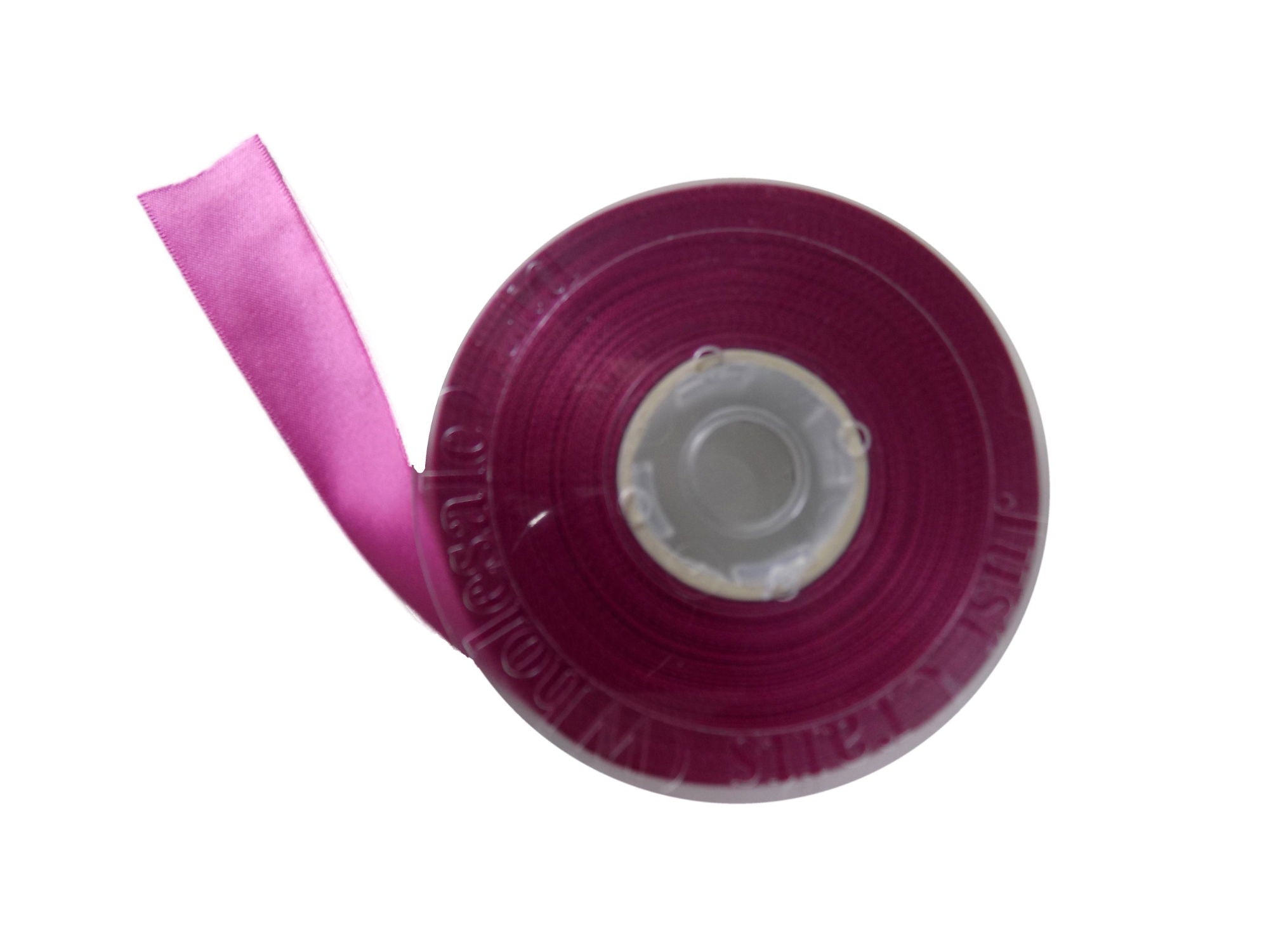 DS3-185 - DOUBLE SATIN RIBBON 3mm 185 RASPBERRY ROSE